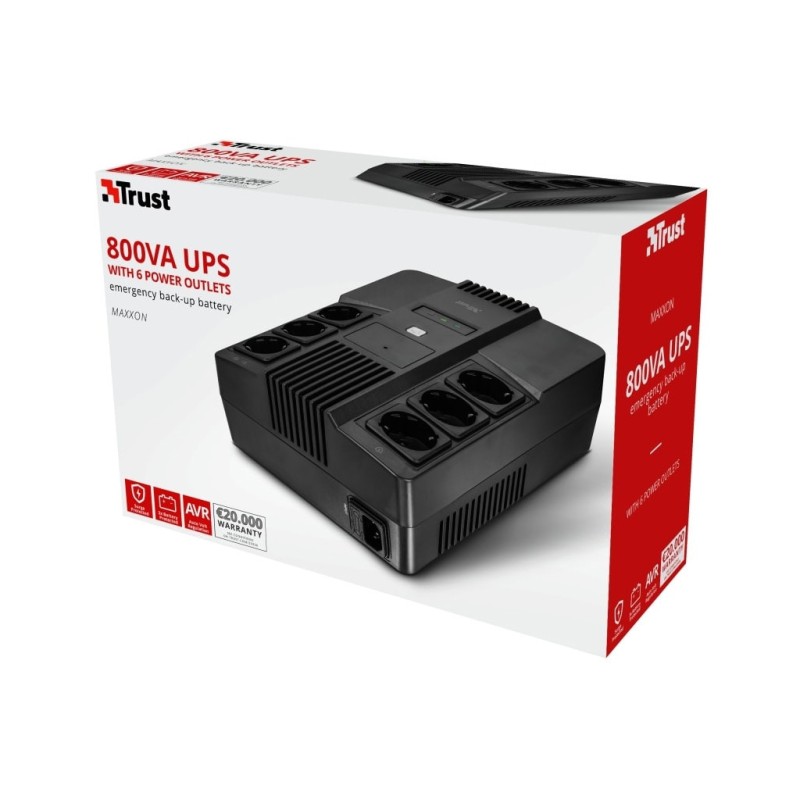 Источник бесперебойного питания Trust Maxxon 800VA UPS (23326_TRUST)