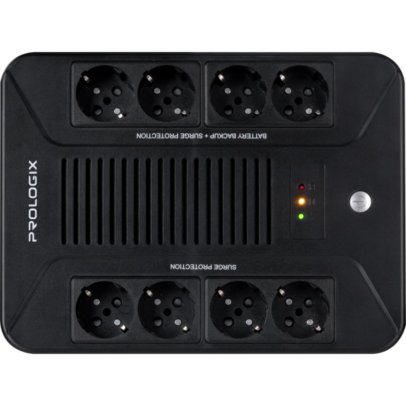 Источник бесперебойного питания Prologix 850VA 480W (PLP850VA8LED)