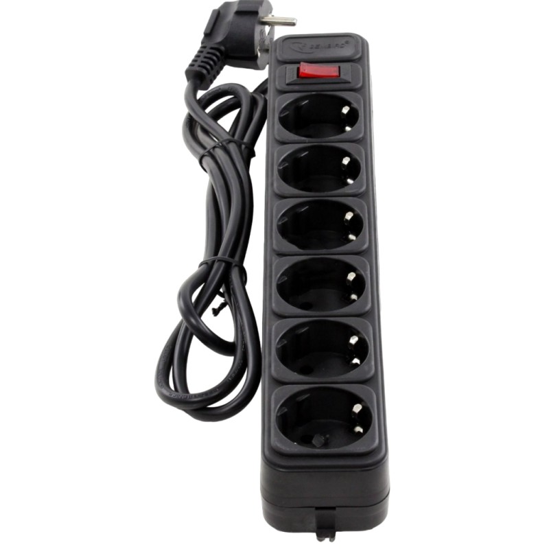 Мережевий фільтр живлення Gembird SPG6-B-10 (SPG6-G-10B/ SPG6-PC-10B)