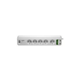 Сетевой фильтр питания APC Essential SurgeArrest 5 outlets ++ 2 USB (5V, 2.4A) (PM5U-RS)