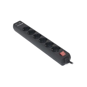 Сетевой фильтр питания REAL-EL REAL-EL RS-6 PROTECT USB, 5m, black (EL122300018)
