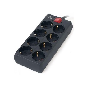 Сетевой фильтр питания REAL-EL REAL-EL RS-8 PROTECT, 1.8m, black (EL122300021)