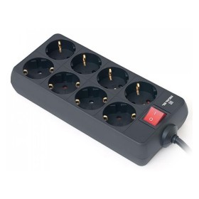 Сетевой фильтр питания REAL-EL REAL-EL RS-8 PROTECT, 3m, black (EL122300022)