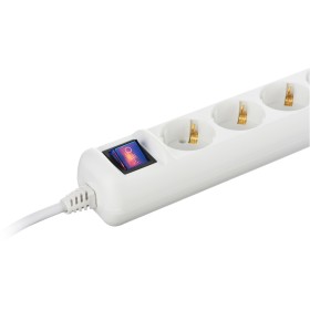 Сетевой фильтр питания 2E 5xSchuko, 3м (2E-U05ESM3)