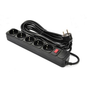 Сетевой фильтр питания Patron 5.0 m, 3*1.5mm2 (SP-1655) 5 розеток BLACK (EXT-PN-SP-1655)