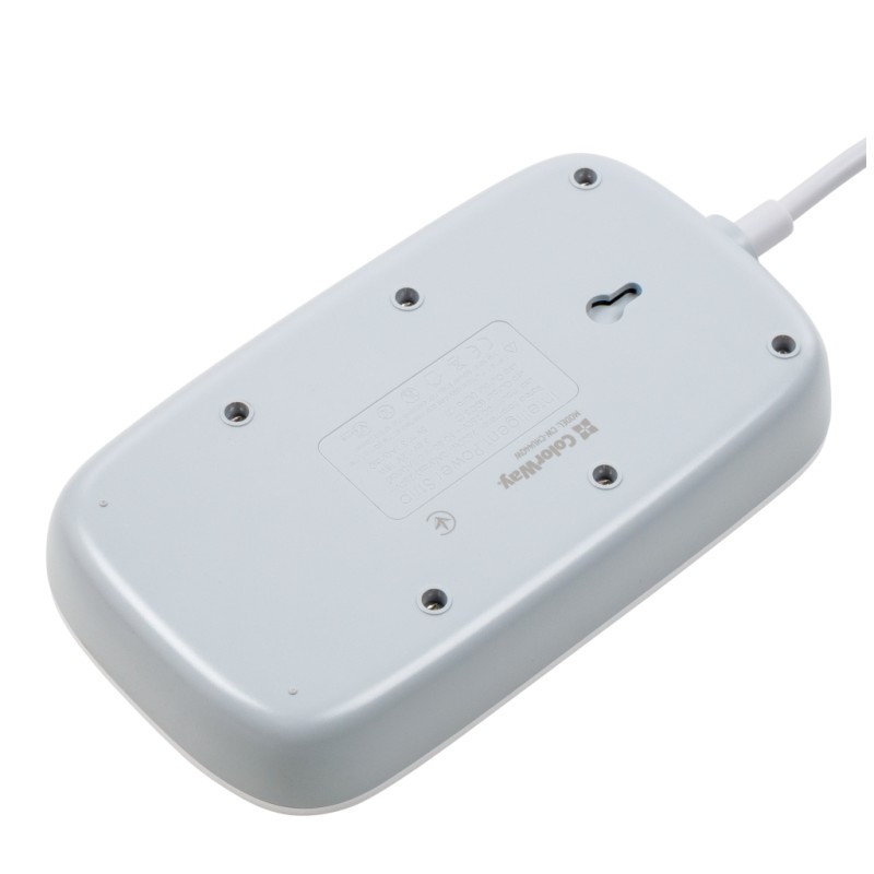 Сетевой фильтр питания ColorWay 4 розетки/4USB White 1.8м (1QC3.0 + 3 AUTO ID) (CW-CHU44QW)