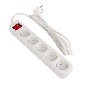 Мережевий фільтр живлення ColorWay CW-PSEA52W, 5 розеток/ 2M white