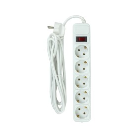Сетевой фильтр питания PowerPlant 3м, 5 розеток, євро, 100%