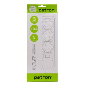 Сетевой фильтр питания Patron EXT-PN-SP-1035, 5m Black (EXT-PN-SP-1035)