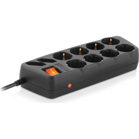 Сетевой фильтр питания REAL-EL REAL-EL RS-10 Protect, 1.8m, black (EL122300038)