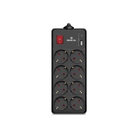 Сетевой фильтр питания REAL-EL RS-PROTECT 805 1.8m, black (EL122300042)