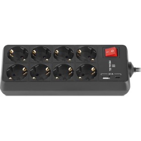 Сетевой фильтр питания REAL-EL RS-PROTECT 805 3m, black (EL122300043)