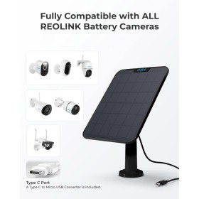 Солнечная панель Reolink Solar Panel 2 Black