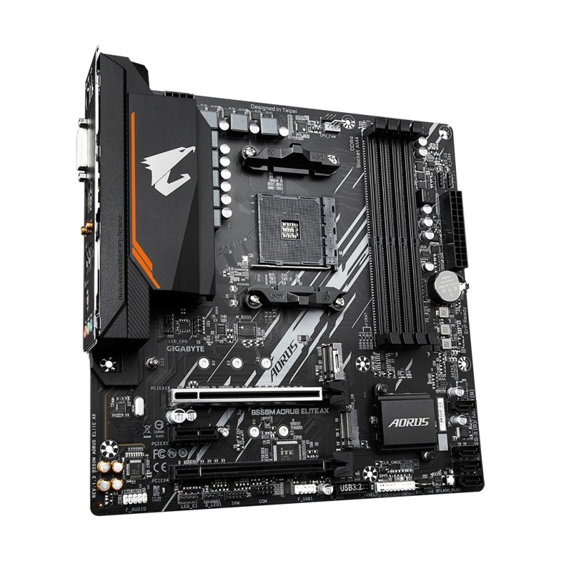 Материнская плата GIGABYTE B550M AORUS ELITE AX