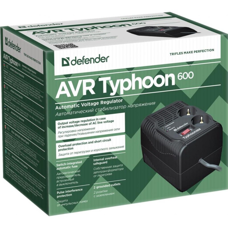 Стабилизатор Defender Typhoonl 600VA (99032) (99032)