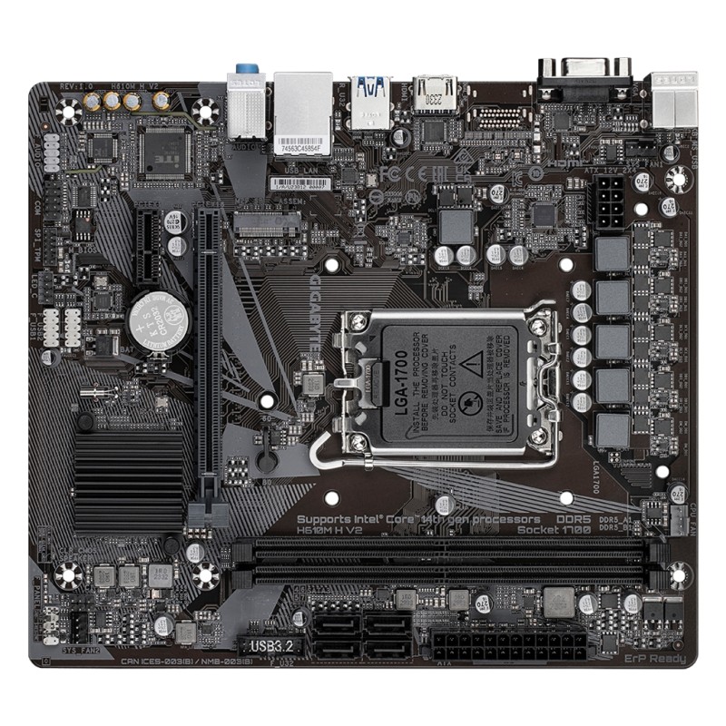 Материнская плата GIGABYTE H610M H V2