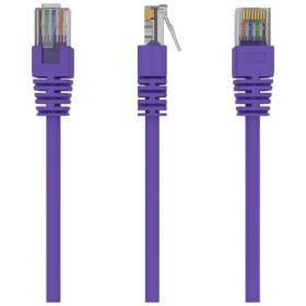 Патч-корд 0.5м, UTP, cat.5e, CCA, violet Cablexpert (PP12-0.5M/V)