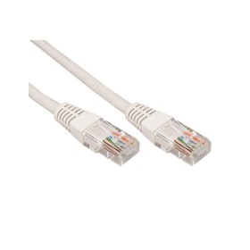 Патч-корд 0.25м, UTP, cat.5e, CU, 24AWG, серая Kingda (KD-PAUT3025GY)