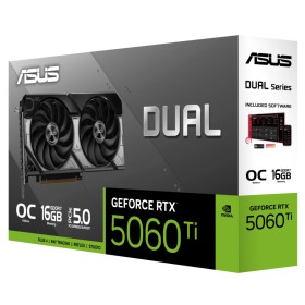 Видеокарта ASUS GeForce RTX5060Ti 16Gb DUAL OC (DUAL-RTX5060TI-O16G)