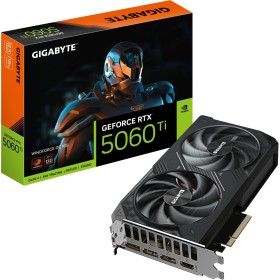 Видеокарта GIGABYTE GeForce RTX5060Ti 16Gb WINDFORCE OC (GV-N506TWF2OC-16GD)