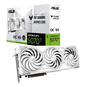 Видеокарта ASUS GeForce RTX5070 Ti 16GB TUF OC WHITE GAMING