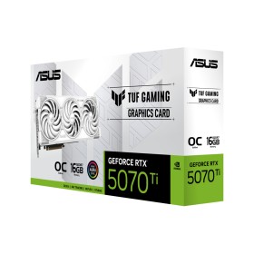 Видеокарта ASUS GeForce RTX5070 Ti 16GB TUF OC WHITE GAMING