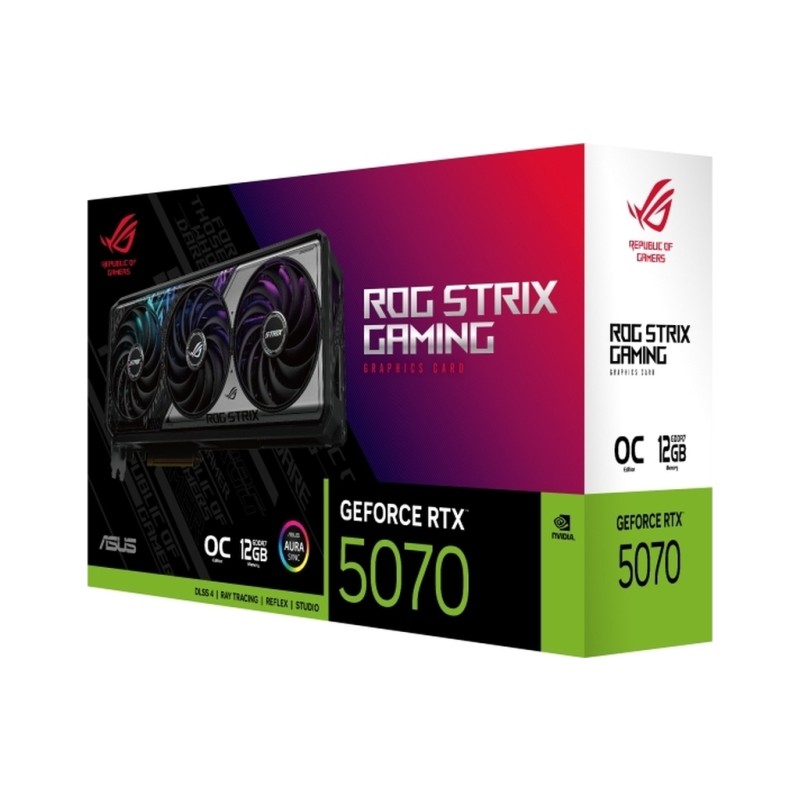 Видеокарта ASUS GeForce RTX5070 12Gb ROG STRIX GAMING OC (ROG-STRIX-RTX5070-O12G-GAMING)