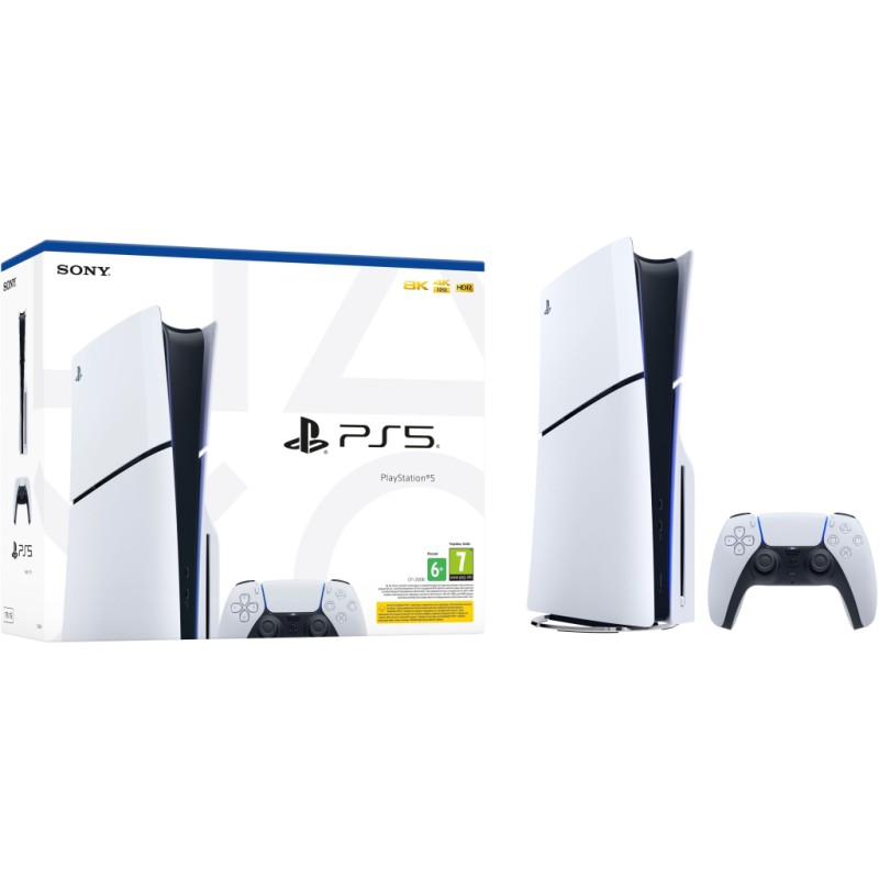 Игровая консоль Sony Playstation 5 Blu-Ray SLIM Edition 1TB (1000040591 / 1000040594 / 1000049734)
