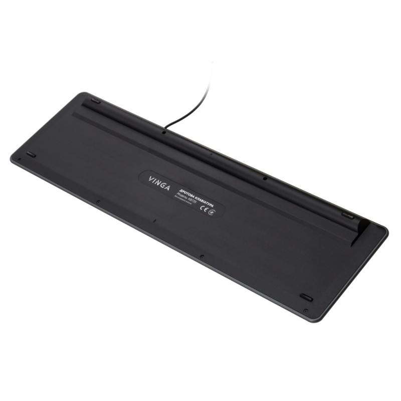 Клавіатура Vinga KB735 black-grey