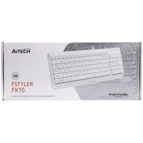 Клавиатура A4Tech FK15 White (4711421956888)