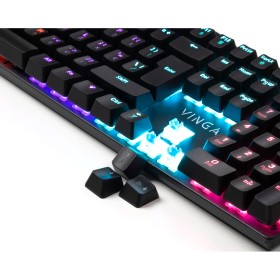 Клавиатура Vinga KBGM-100 LED Blue Switch USB Black (KBGM-100 Black)