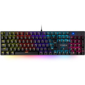 Клавиатура Vinga KBGM-100 LED Blue Switch USB Black (KBGM-100 Black)