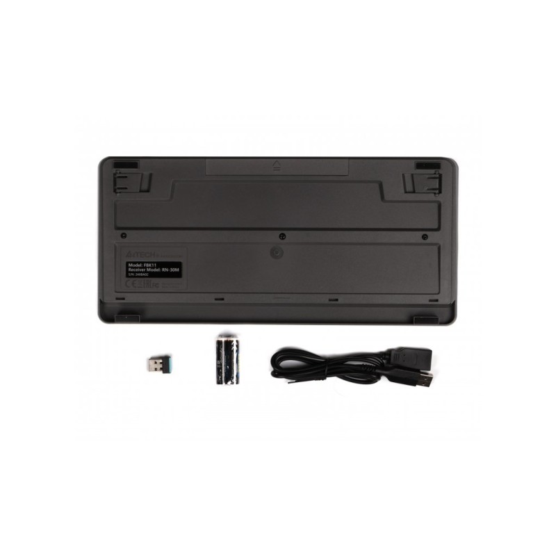 Клавіатура A4Tech FBK11 Wireless Grey (4711421965422)