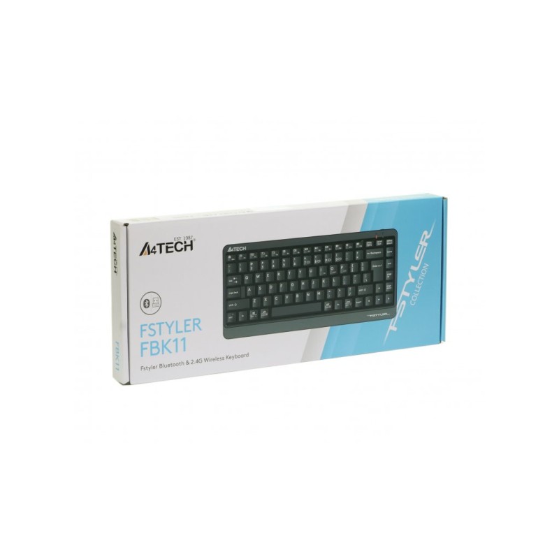 Клавіатура A4Tech FBK11 Wireless Grey (4711421965422)