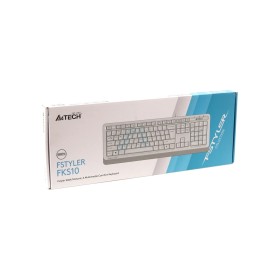 Клавиатура A4Tech FKS10 USB White (4711421963534)