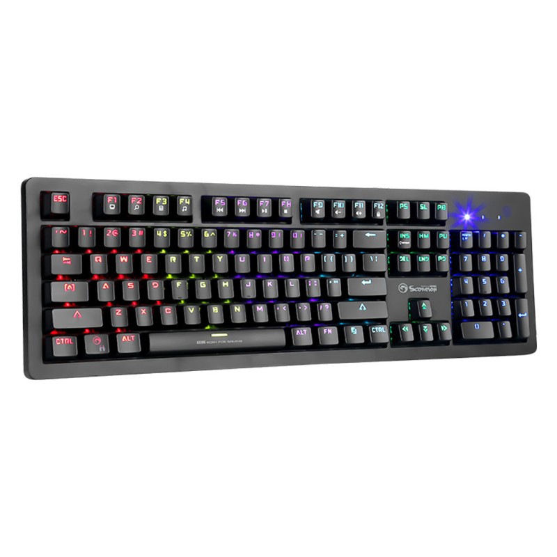 Клавиатура Marvo KG916 Multi-LED Mechanical Blue Switch USB (KG916)