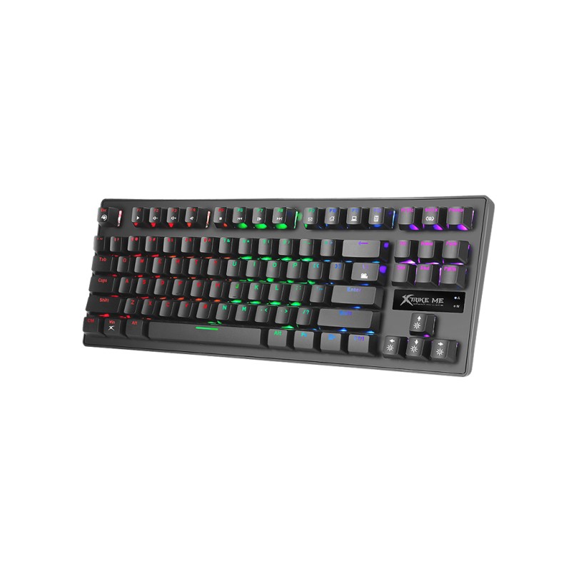 Клавиатура Xtrike ME GK-979 5 colors-LED Mechanical Red Switch USB Black (GK-979)