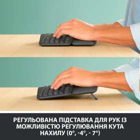Клавиатура Logitech ERGO K860 Bluetooth/Wireless UA Black (920-010108)