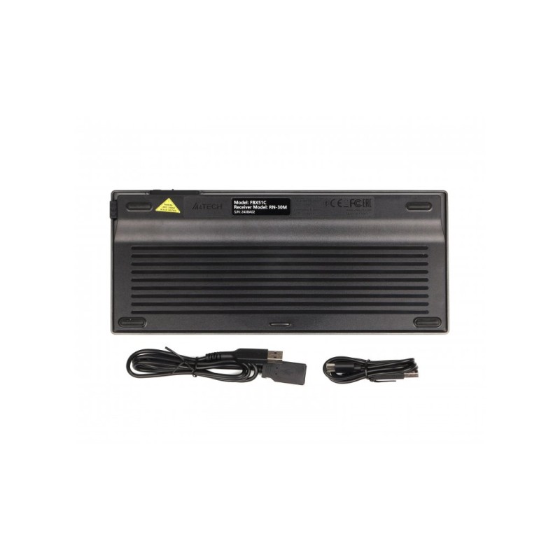 Клавиатура A4Tech FBX51C Wireless/Bluetooth Grey (4711421969765)
