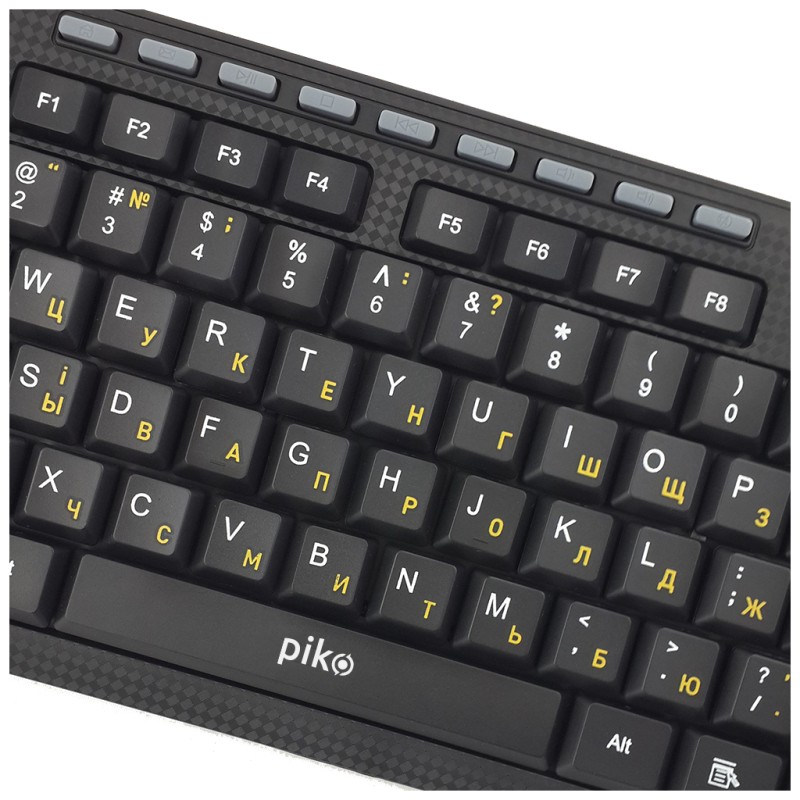 Клавіатура Piko KB-108 USB Black (1283126467103)