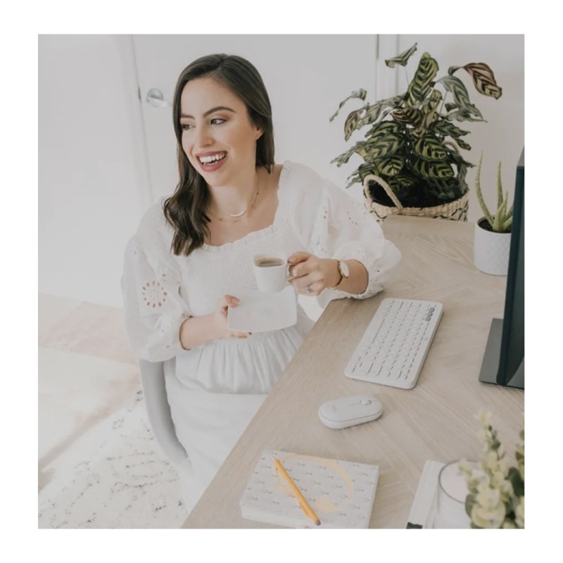 Клавиатура Logitech K380s Multi-Device Bluetooth UA White (920-011852)