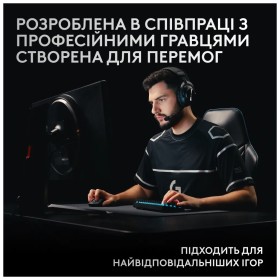 Клавиатура Logitech G Pro X 60 Lightspeed GX Tactile Wireless/Bluetooth UA Black (920-011911)