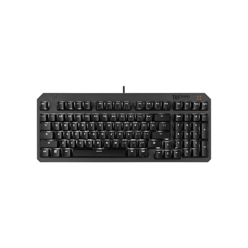 Клавиатура ASUS TUF Gaming K3 Gen II Opti-Mech RGB Red Switches USB UA Black (90MP0390-BKMA00)
