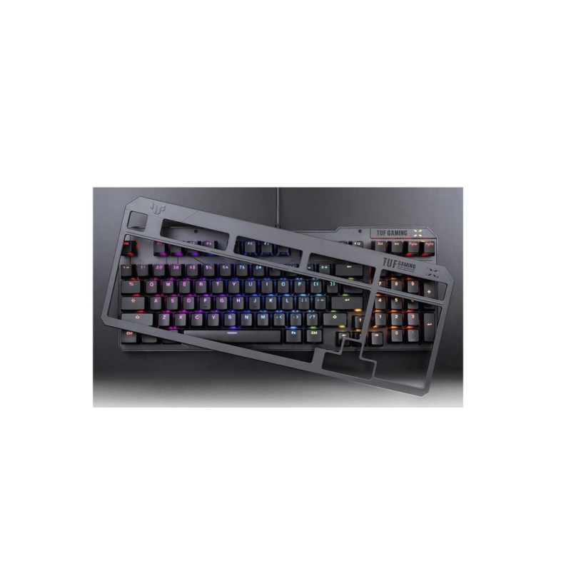 Клавиатура ASUS TUF Gaming K3 Gen II Opti-Mech RGB Red Switches USB UA Black (90MP0390-BKMA00)