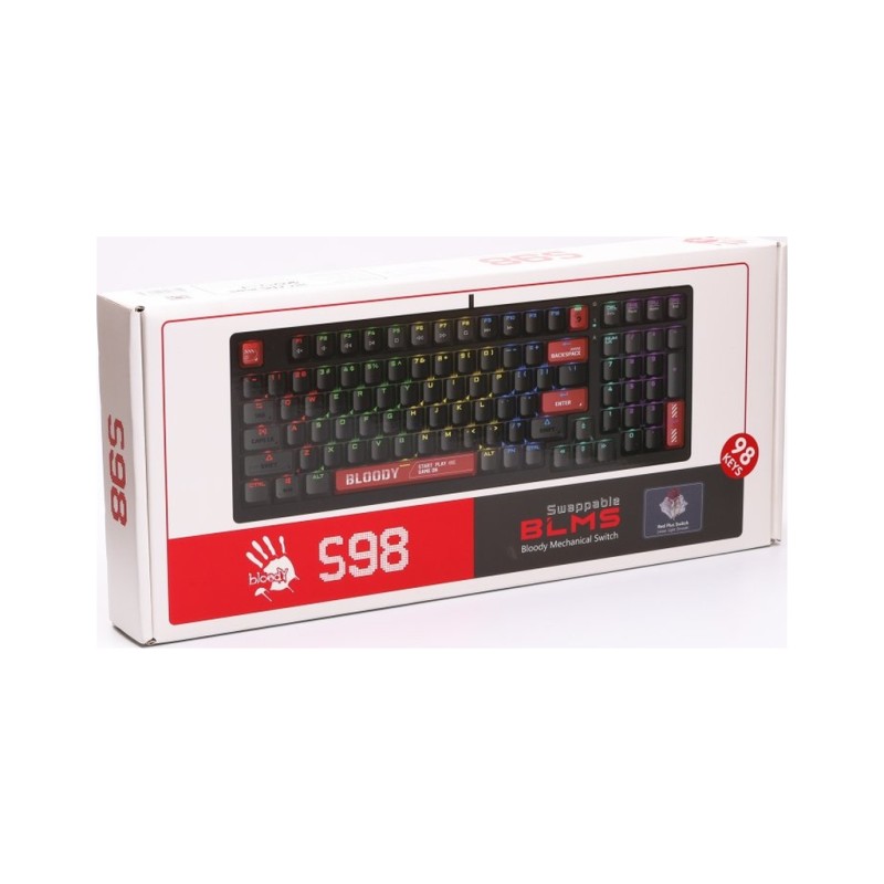 Клавиатура A4Tech Bloody S98 RGB BLMS Red USB Bloody Red (4711421991674)