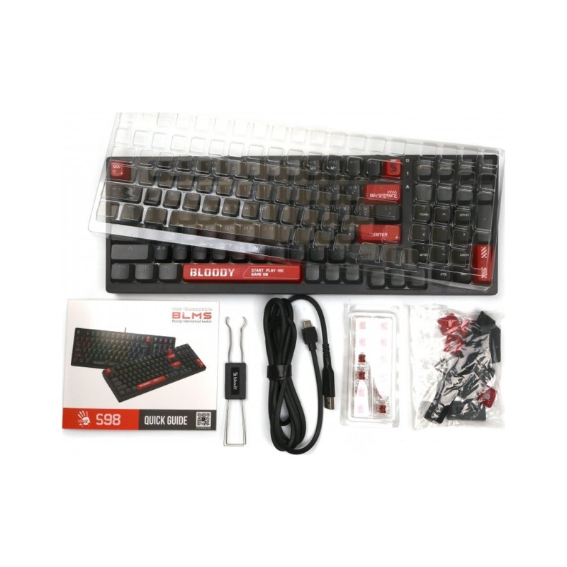 Клавиатура A4Tech Bloody S98 RGB BLMS Red USB Bloody Red (4711421991674)