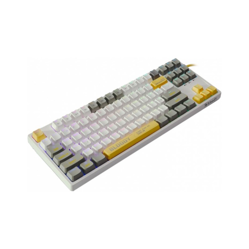 Клавиатура A4Tech Bloody S87 RGB BLMS TKL USB Energy White (4711421993708)