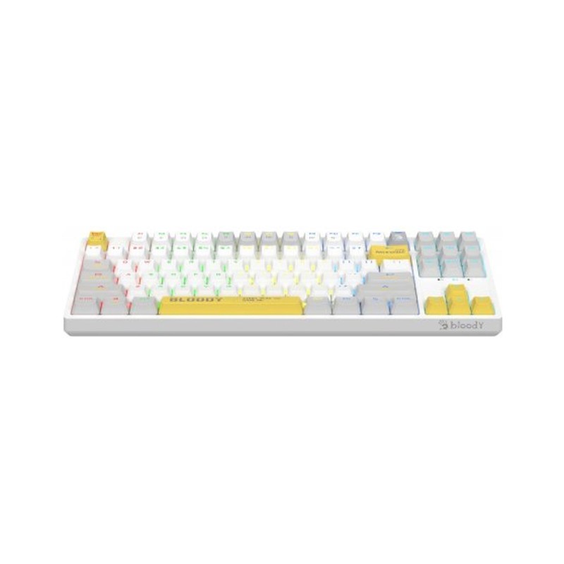 Клавиатура A4Tech Bloody S87 RGB BLMS TKL USB Energy White (4711421993708)