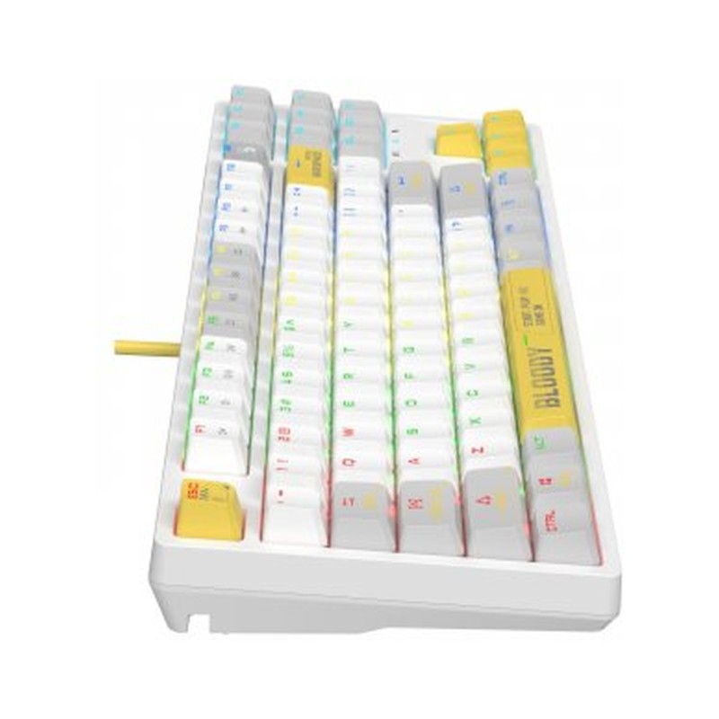 Клавиатура A4Tech Bloody S87 RGB BLMS TKL USB Energy White (4711421993708)