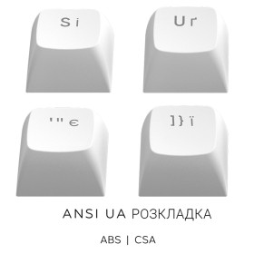 Клавіатура Dark Project ALU87 Daylight ABS RGB Mech G3MS Zircon White/Grey